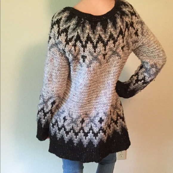 🍁FREE PEOPLE CHUNKY OVERSIZED SWEATER SZ M 🍁 - Picture 3 of 4